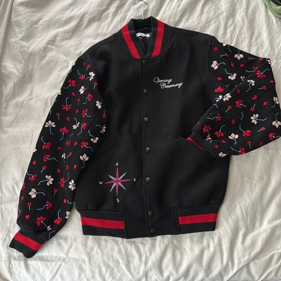 Opening Ceremony Jackets & Blazers - Opening Ceremony large wool bomber jacket Appalachian Trail Embroidered Varsity